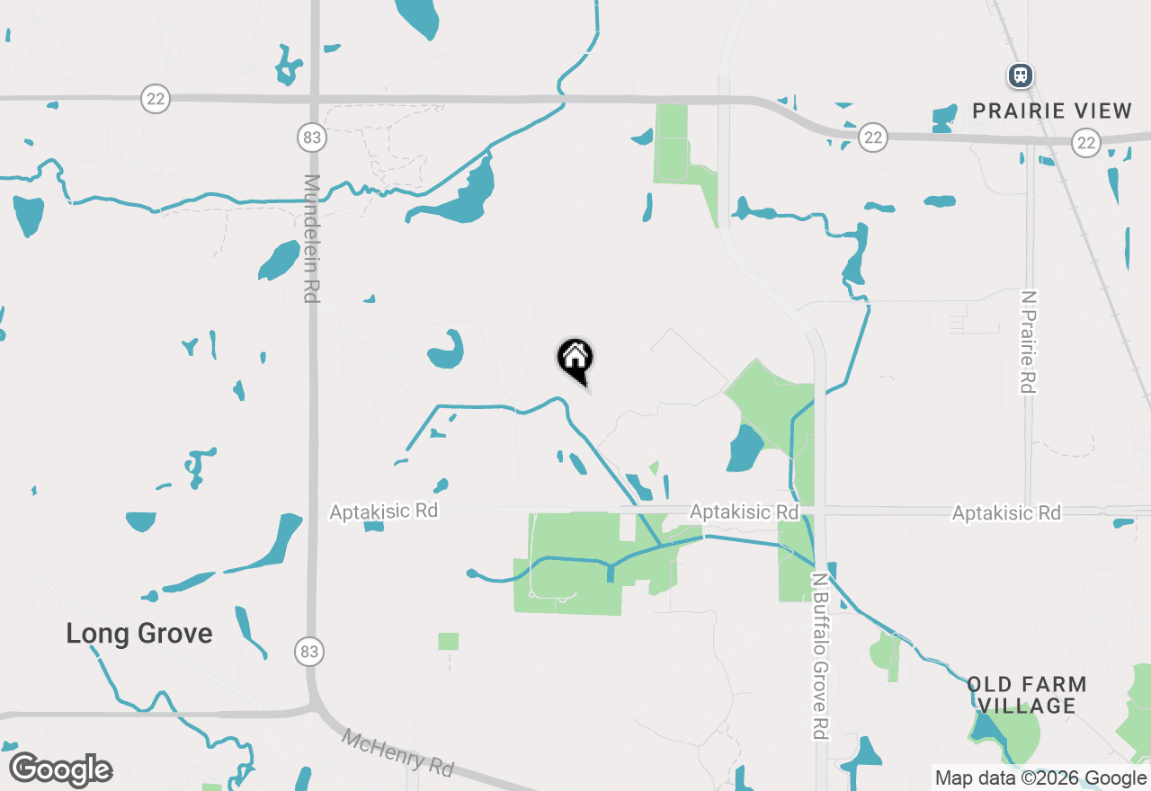 Map of 2059 Sheridan Road, Buffalo Grove, IL 60089