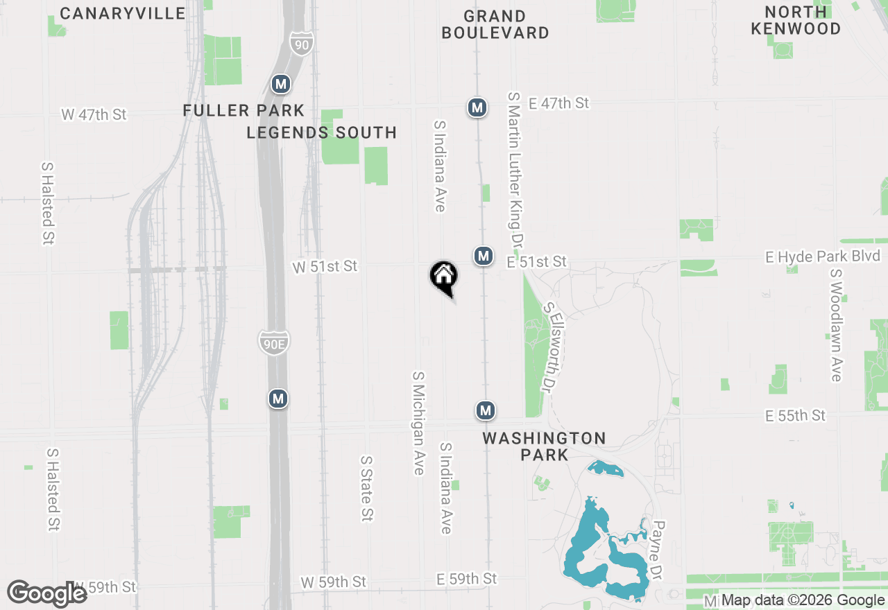 Map of 5203 S Indiana Avenue #1, Chicago, IL 60615