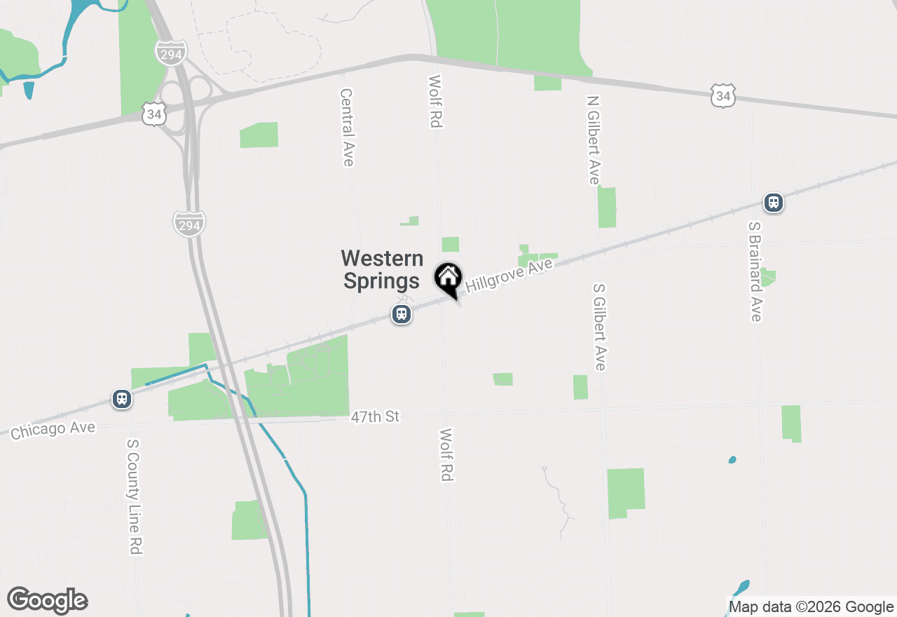 Map of 4441 Wolf Road #209, Western Springs, IL 60558