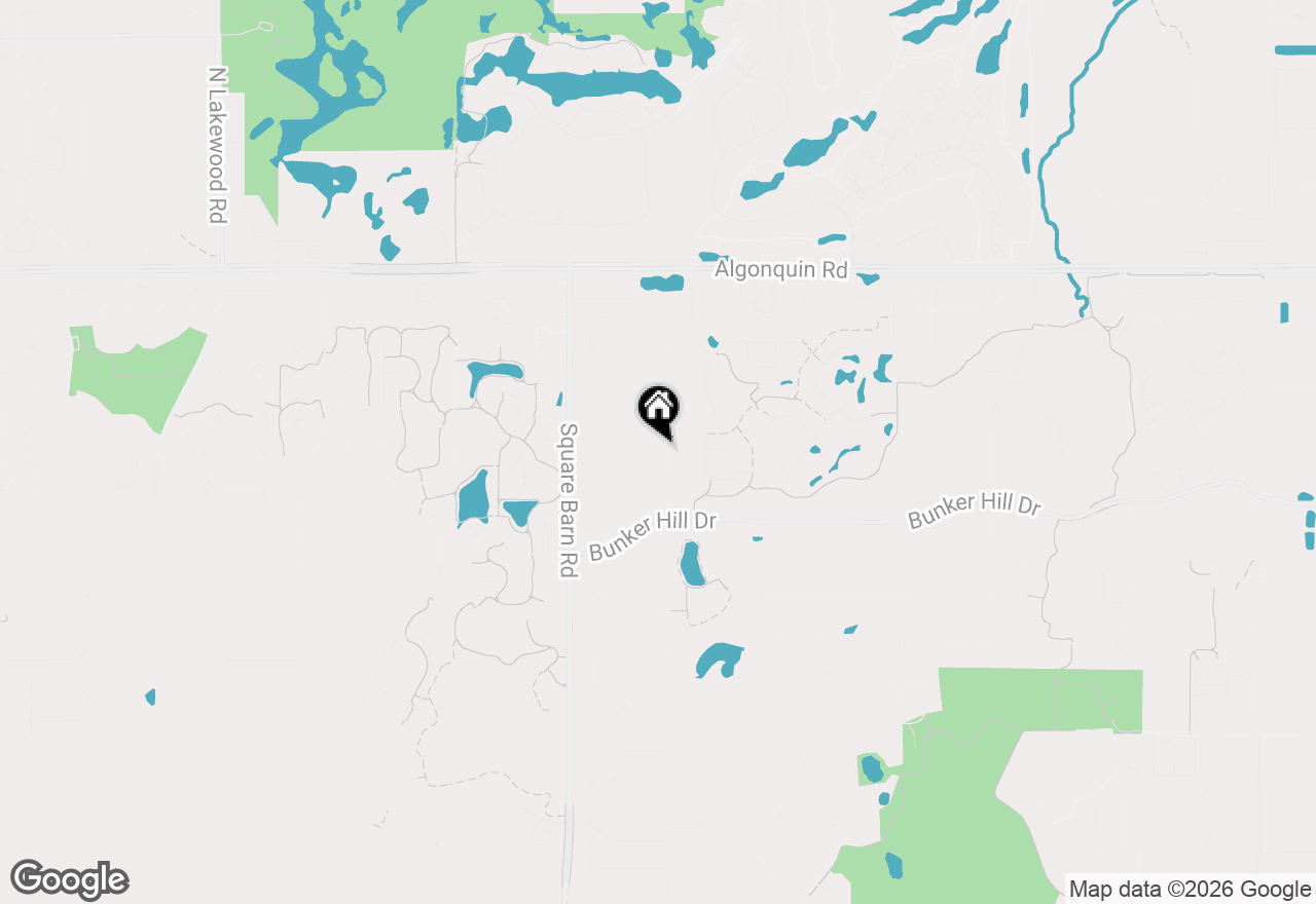 Map of 430 Clover Drive, Algonquin, IL 60102