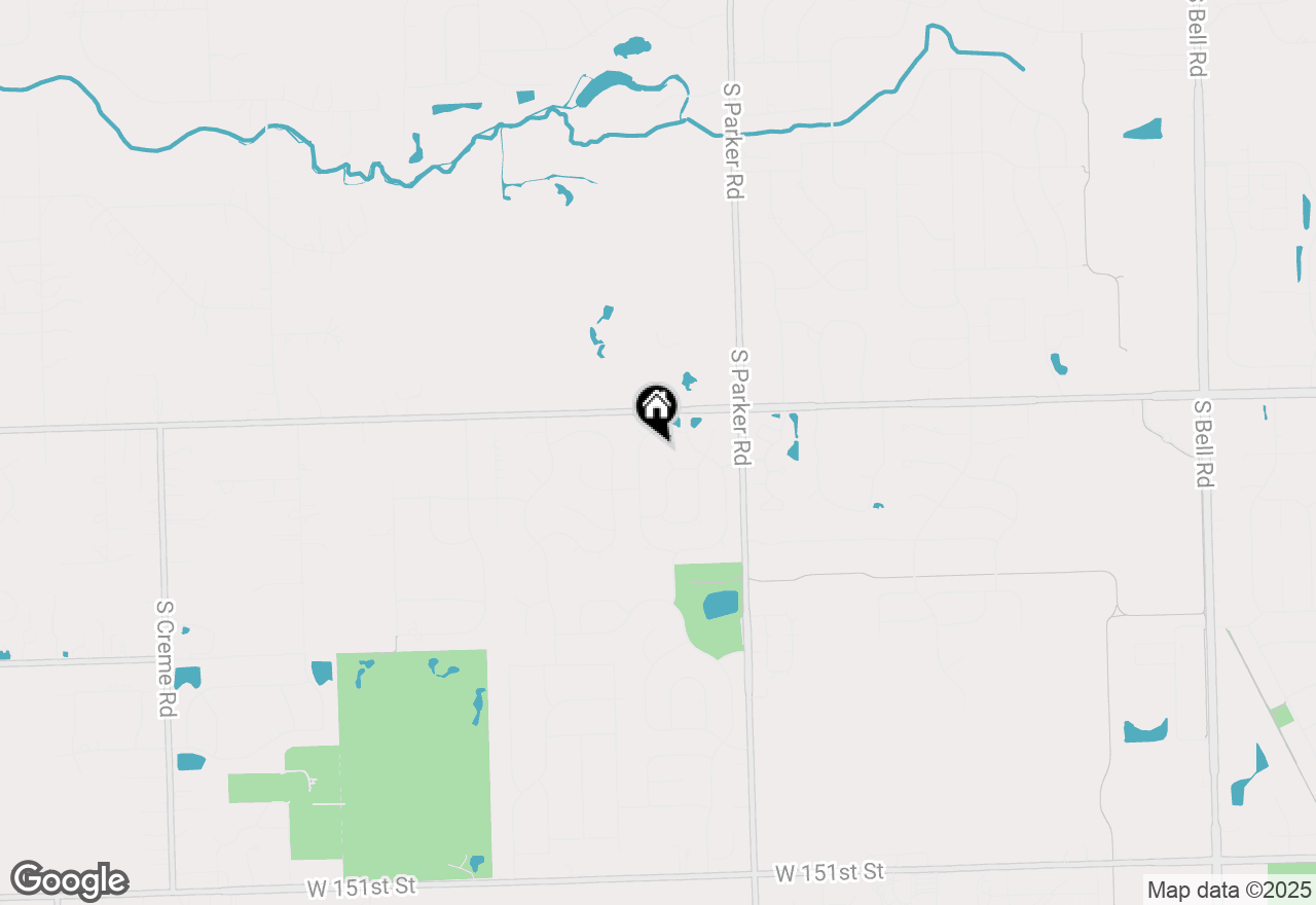 Map of 14356 S Birchwood Court, Homer Glen, IL 60491