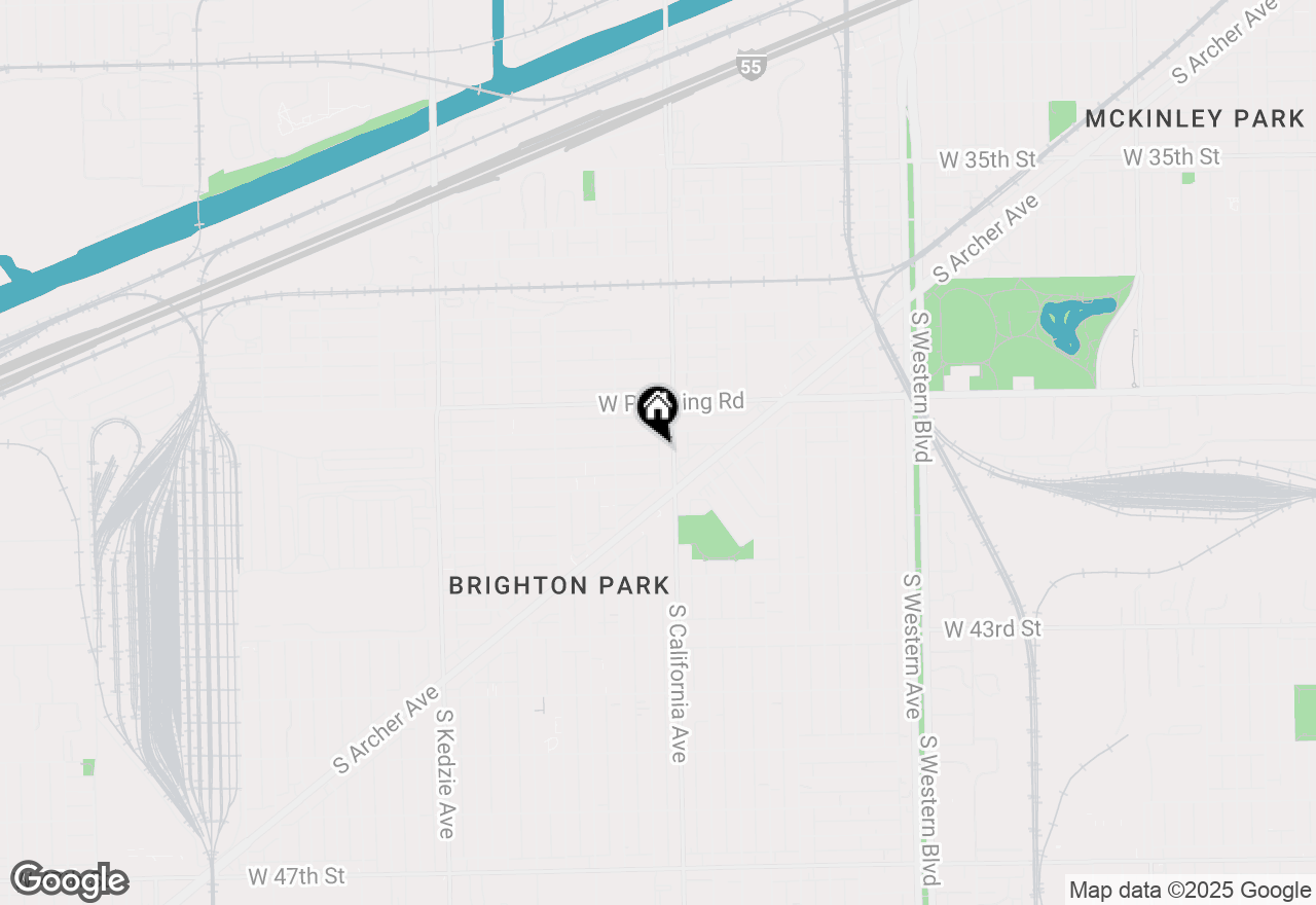 Map of 2814 W 40th Street, Chicago, IL 60632