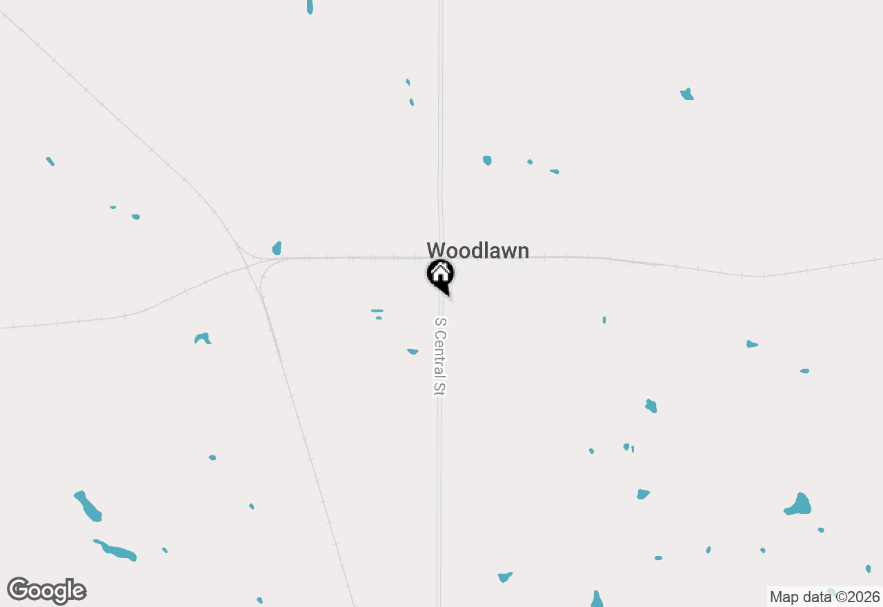 Map of 17860 N Woodlawn Lane, Woodlawn, IL 62898