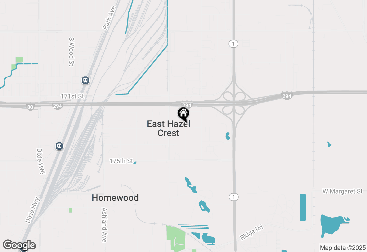 Map of 17226 Fisk Avenue, East Hazel Crest, IL 60429