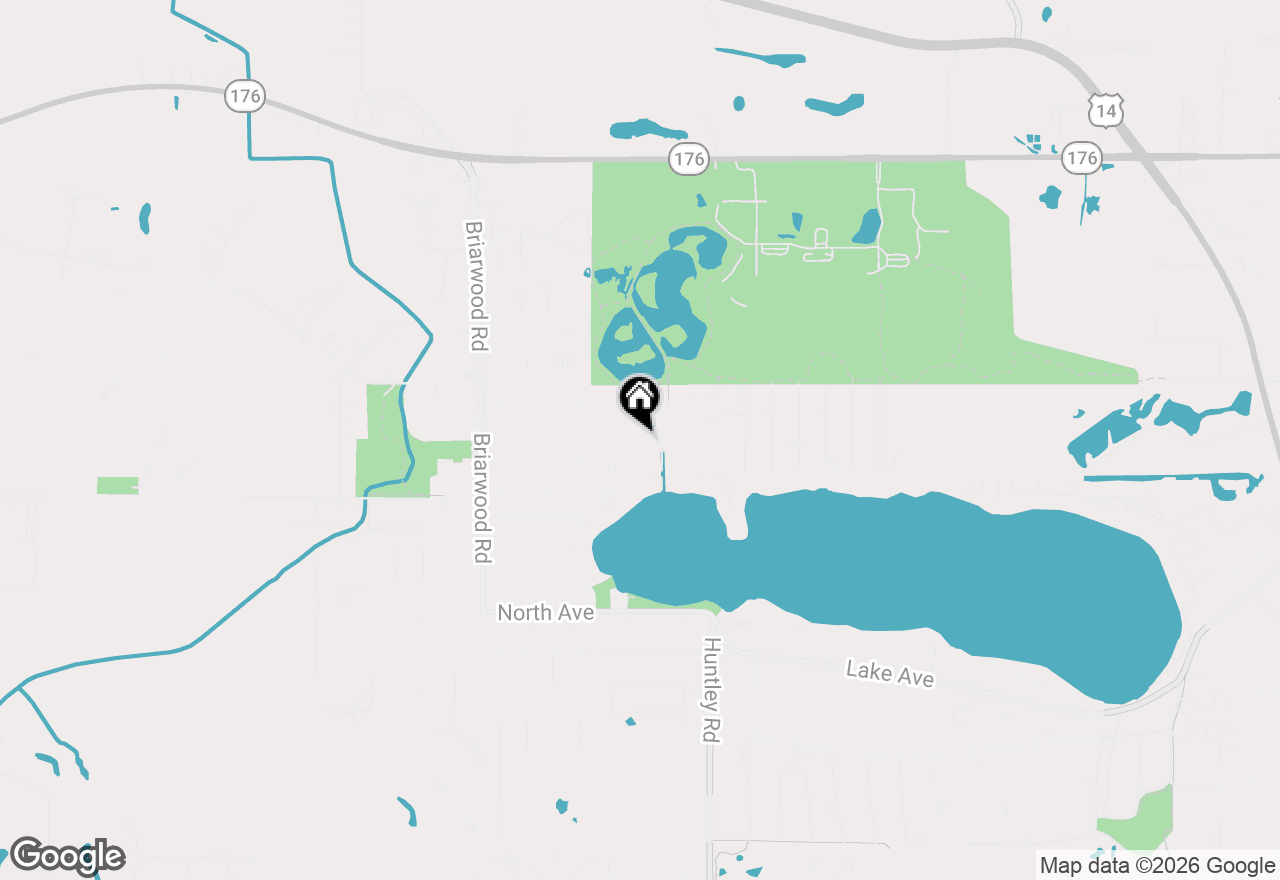 Map of 1246 Pinewood Drive, Crystal Lake, IL 60014