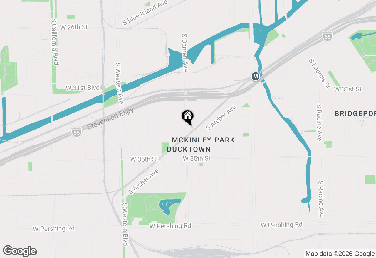 Map of 3311 S Damen Avenue, Chicago, IL 60608
