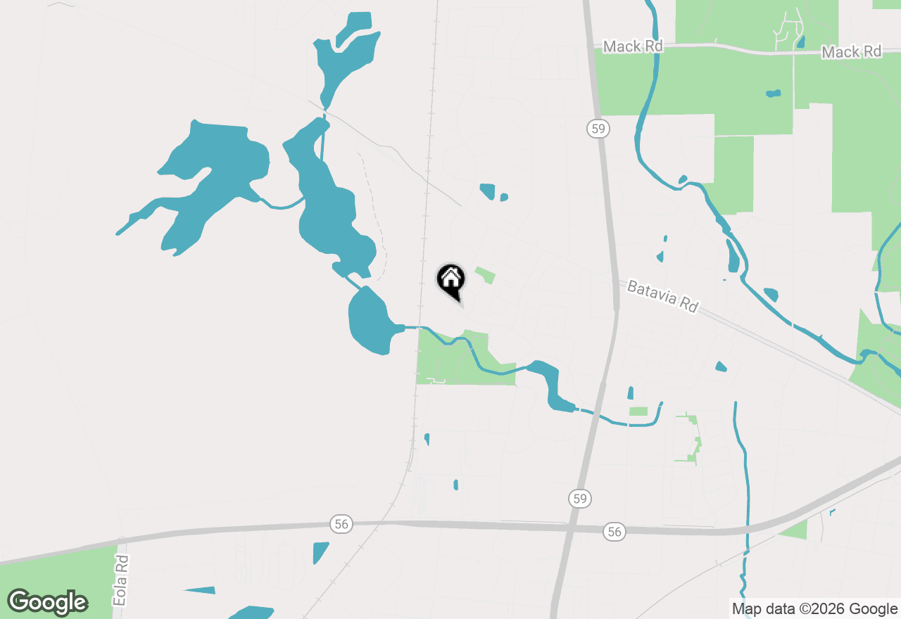 Map of 2S600 Angeline Court, Warrenville, IL 60555