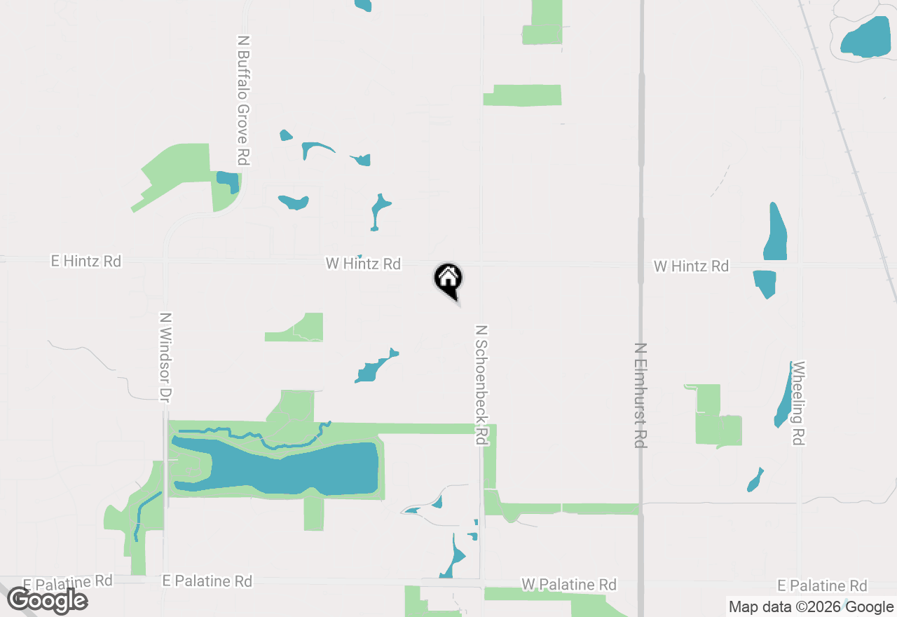 Map of 406 Woodview Drive, Prospect Heights, IL 60070