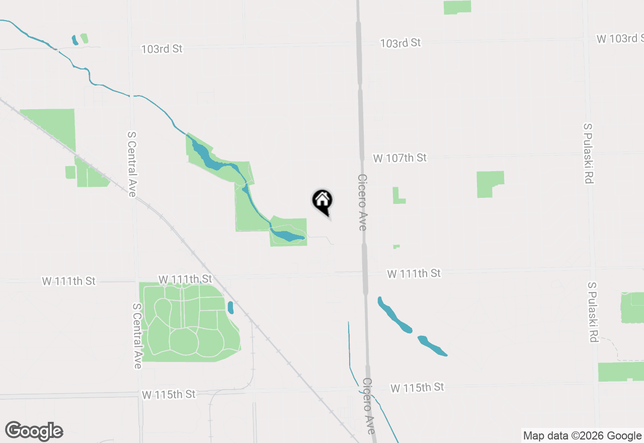 Map of 4917 W 109th Street #301, Oak Lawn, IL 60453