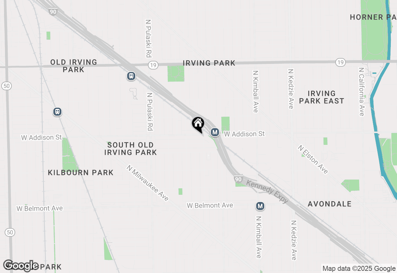 Map of 3717 W Addison Street, Chicago, IL 60618