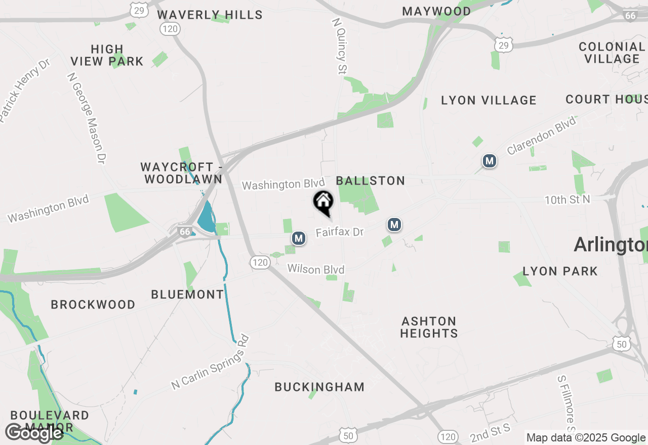 Map of 1001 N Randolph Street #402, Arlington, VA 22201