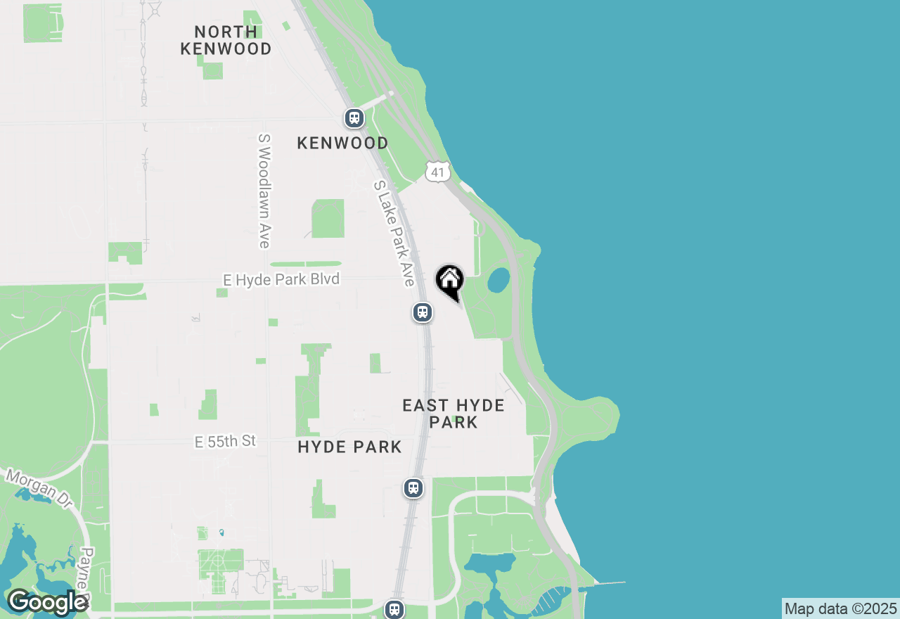 Map of 5201 S Cornell Avenue #20E, Chicago, IL 60615