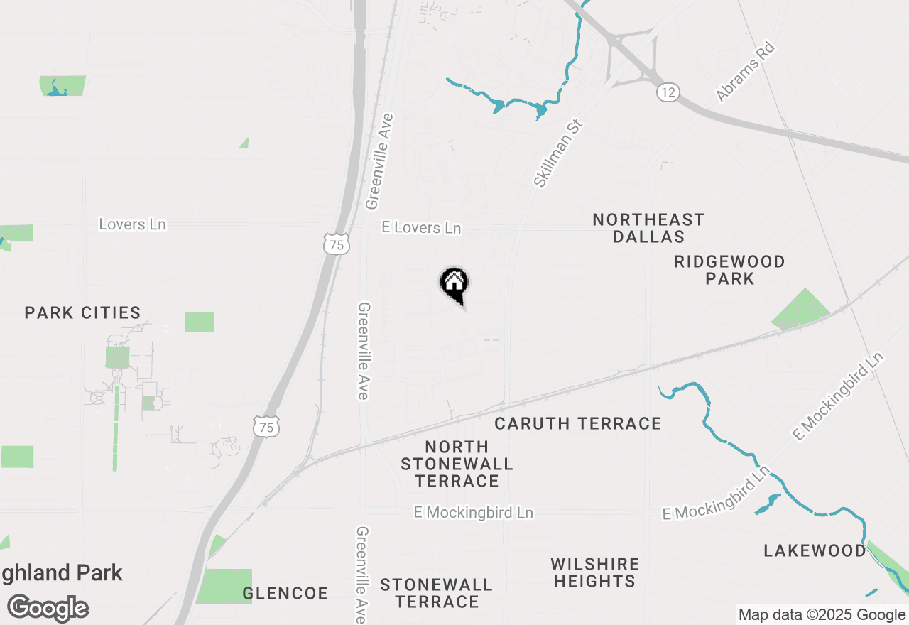 Map of 5907 E University Boulevard #201, Dallas, TX 75206