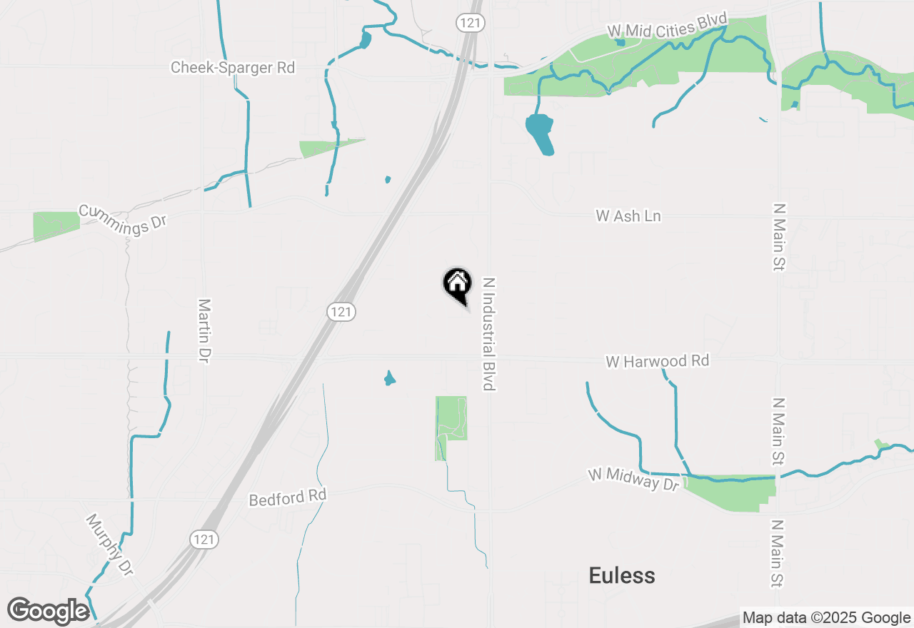 Map of 3201 Oleander Court, Bedford, TX 76021