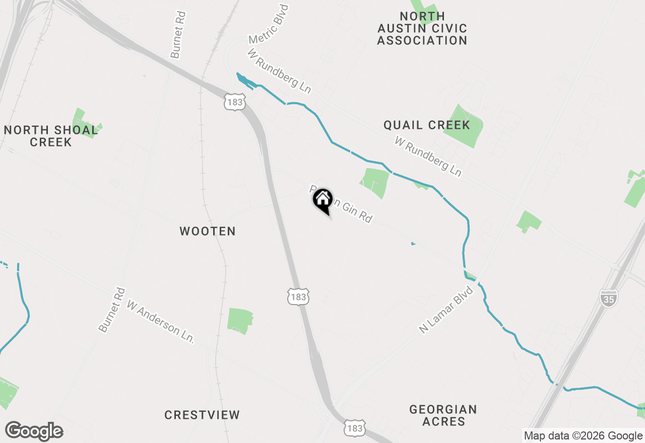 Map of 8704 Clarewood Dr, Austin, TX 78758