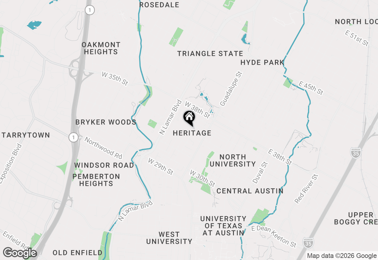 Map of 706 W 34th St #102, Austin, TX 78705