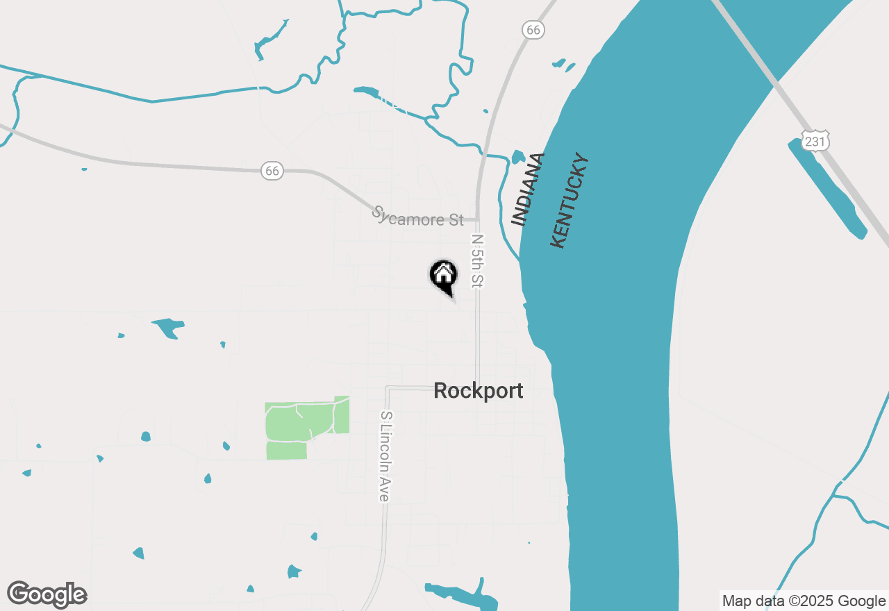 Map of 615 Washington Street, Rockport, IN 47635
