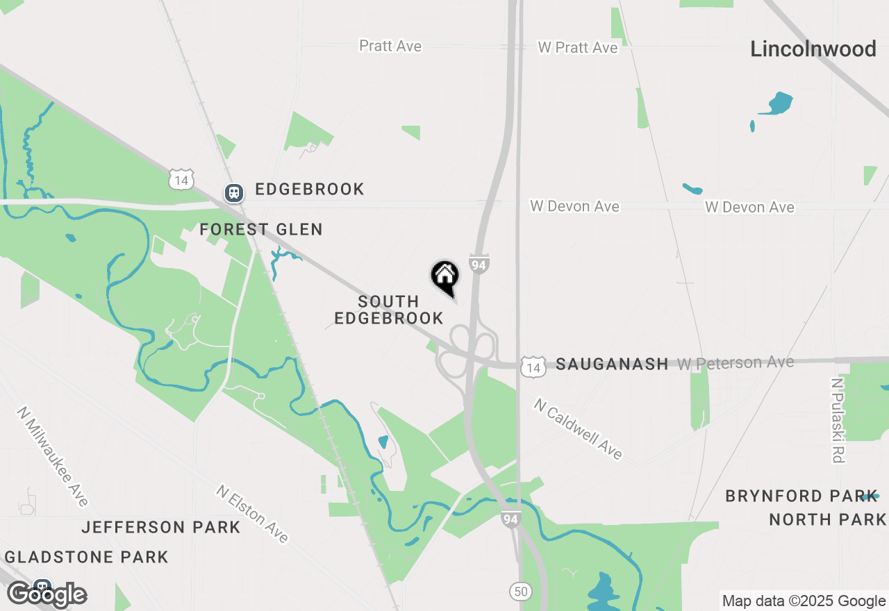 Map of 6153 N Leader Avenue, Chicago, IL 60646