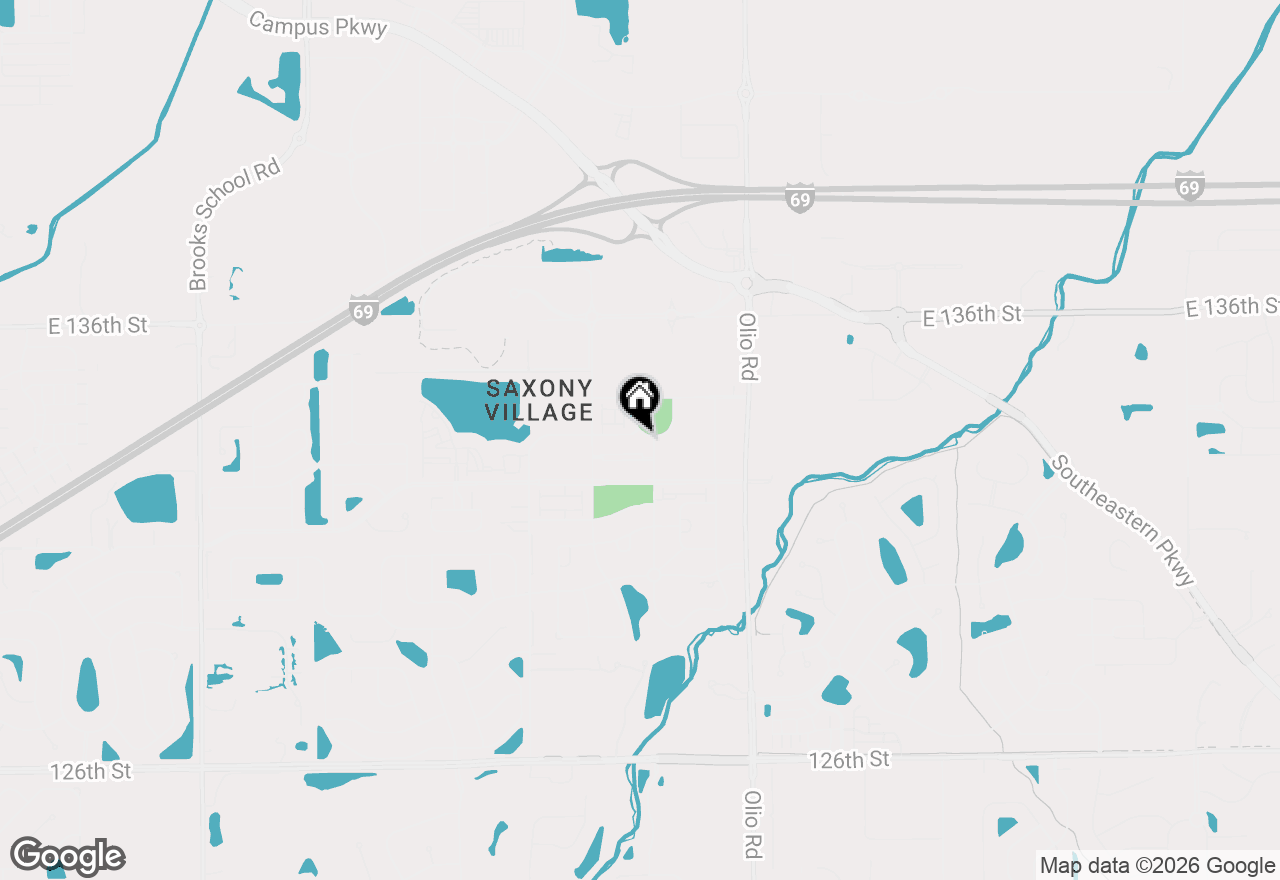 Map of 13551 Erlen Drive, Fishers, IN 46037