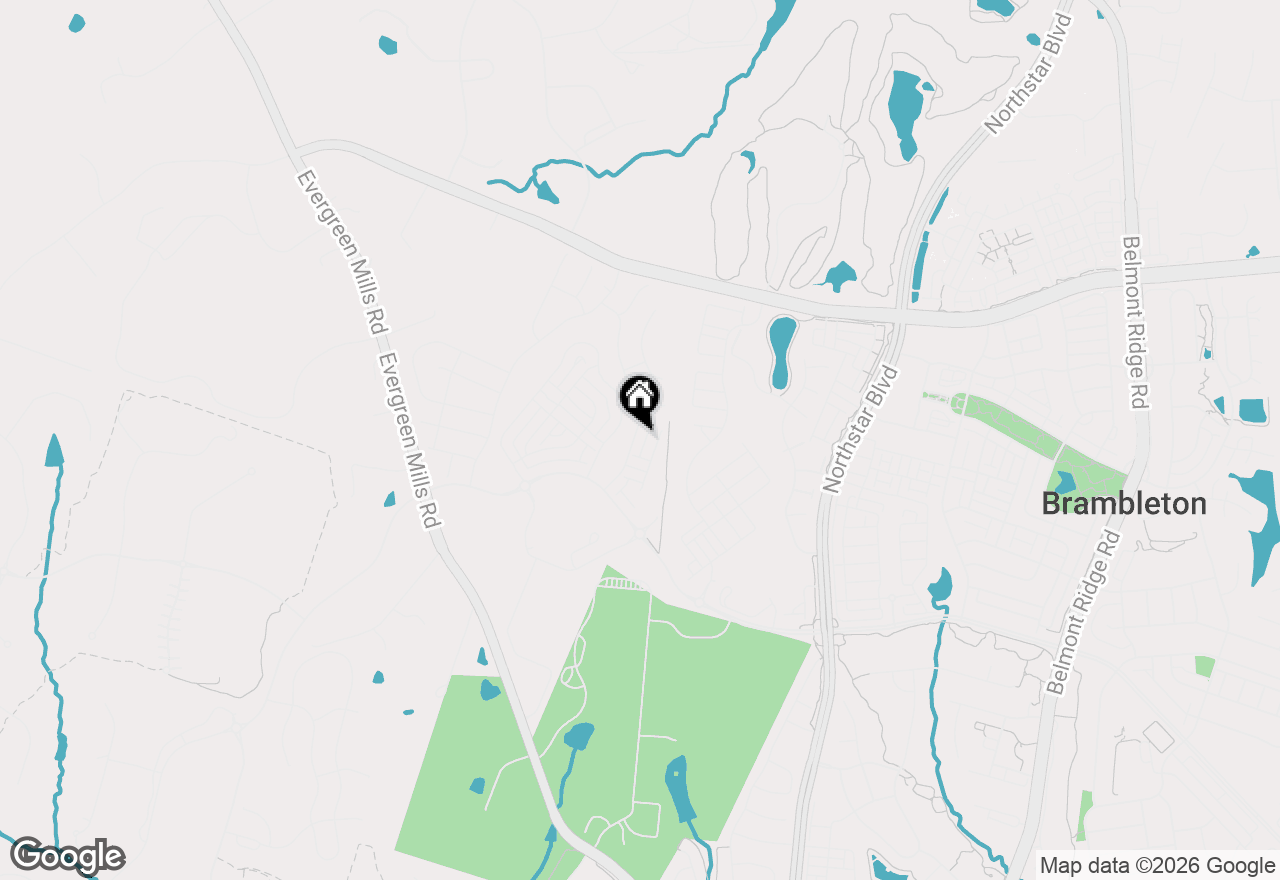 Map of 22920 Bubbling Brook Drive, Brambleton, VA 20148