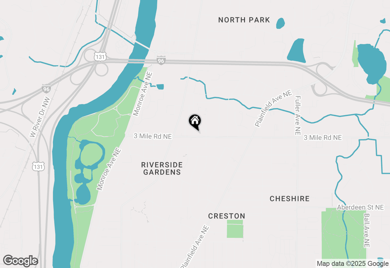 Map of 631 3 Mile Road Ne, Grand Rapids, MI 49505