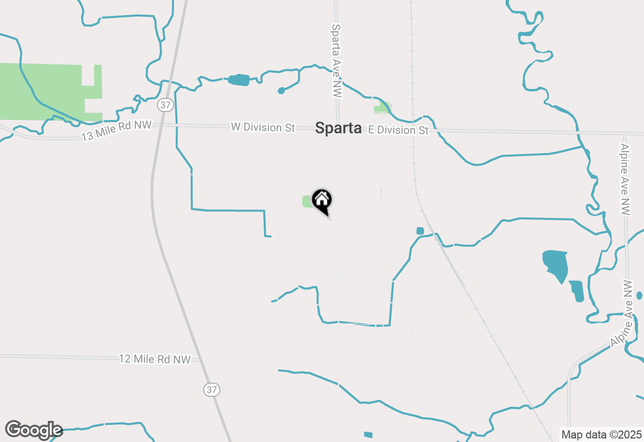 Map of 195 Toby Road Nw, Sparta, MI 49345