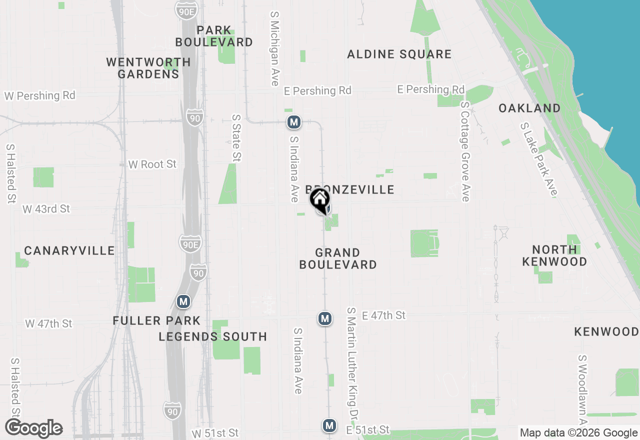 Map of 4337 S Prairie Avenue #3, Chicago, IL 60653