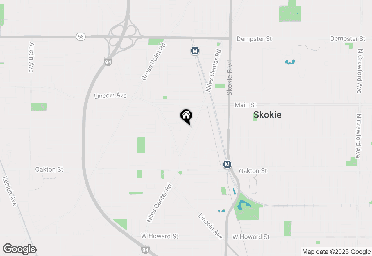 Map of 8232 Niles Center Road #214, Skokie, IL 60077