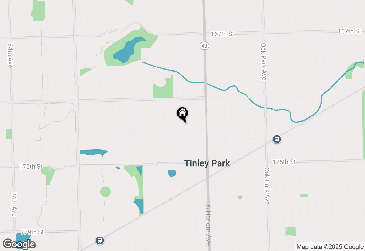 Map of 17242 Odell Avenue, Tinley Park, IL 60477