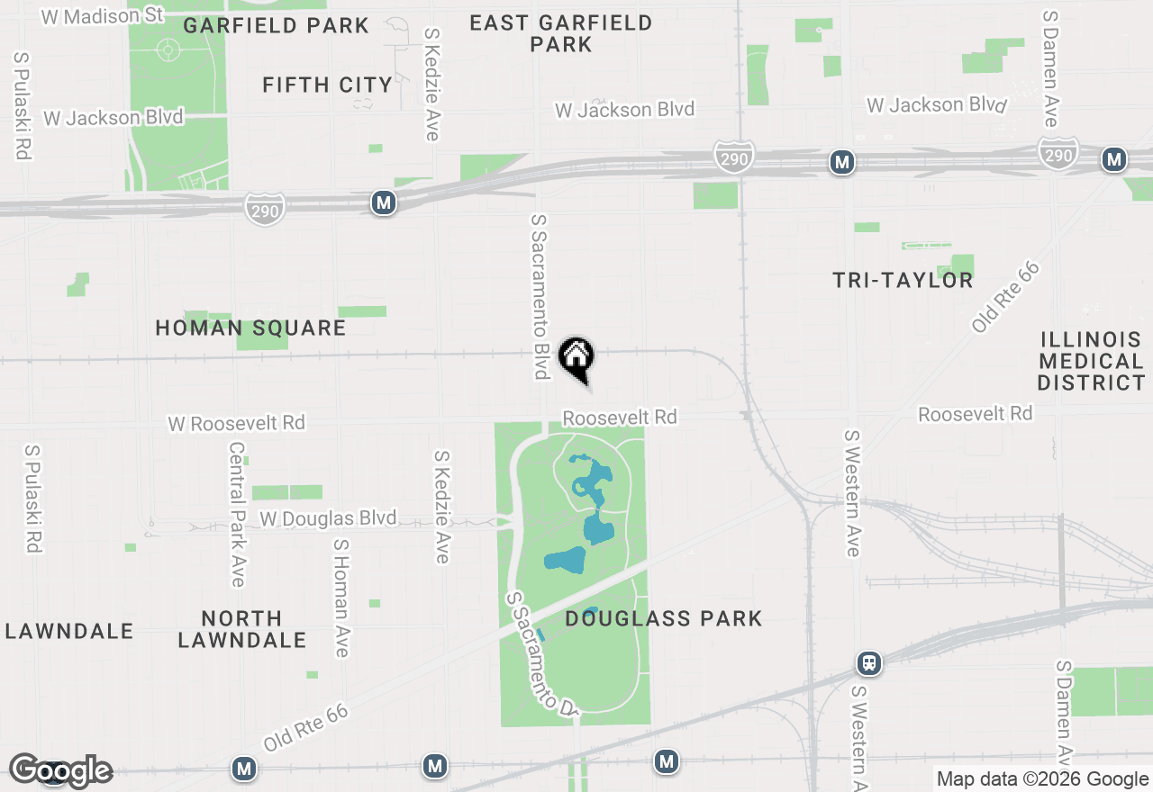 Map of 1133 S Richmond Street, Chicago, IL 60612