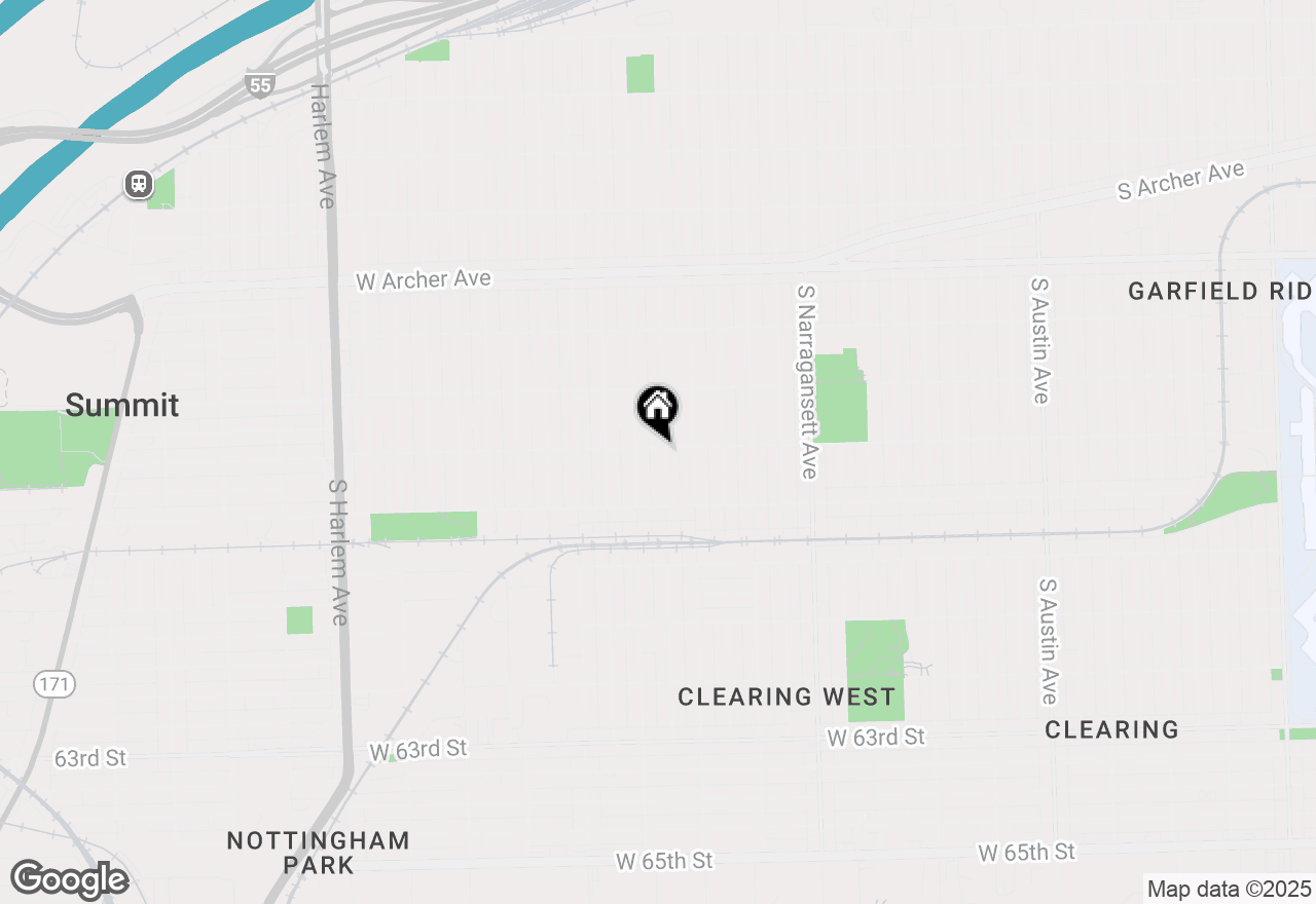 Map of 5800 S Natoma Avenue, Chicago, IL 60638