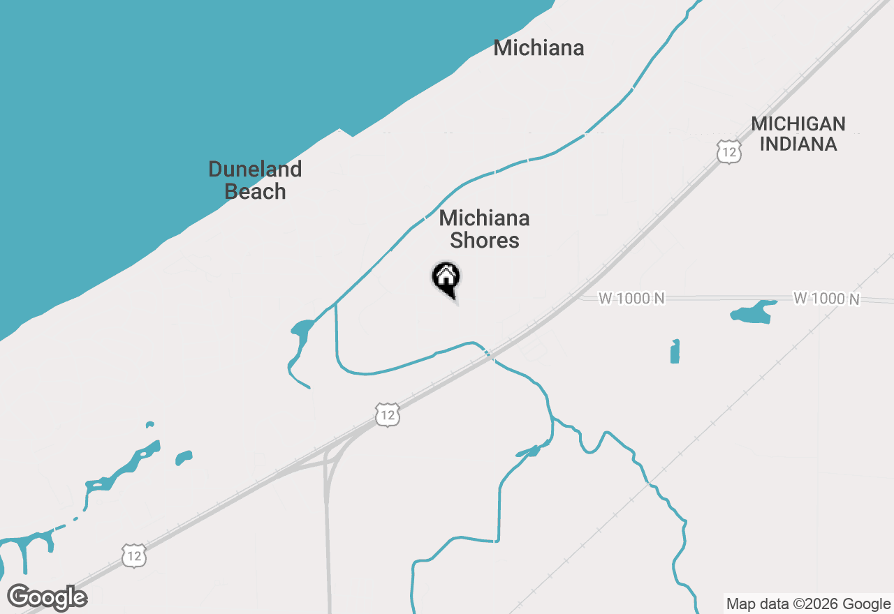 Map of 607 Lupine Street, Michigan City, IN 46360