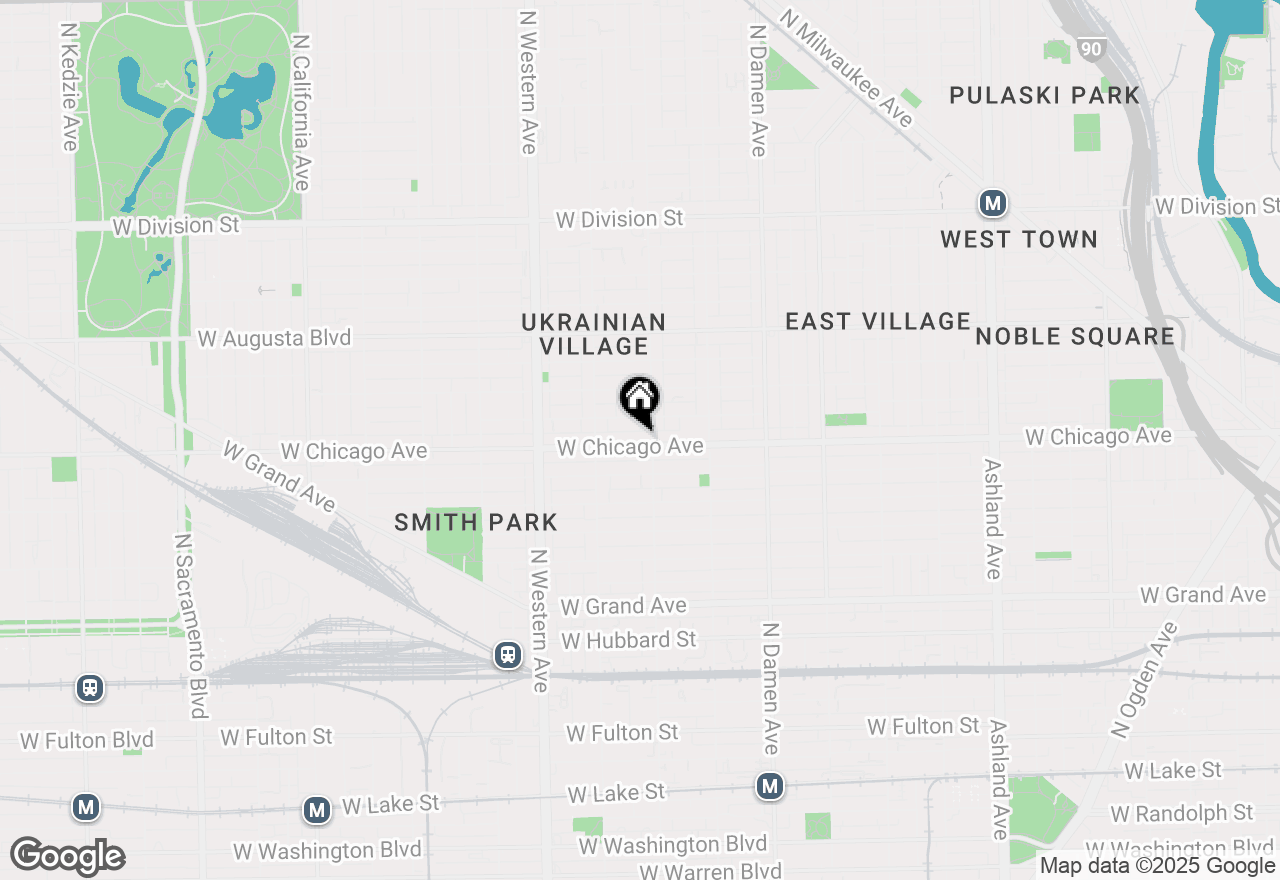 Map of 2210 W Chicago Avenue #1W, Chicago, IL 60622