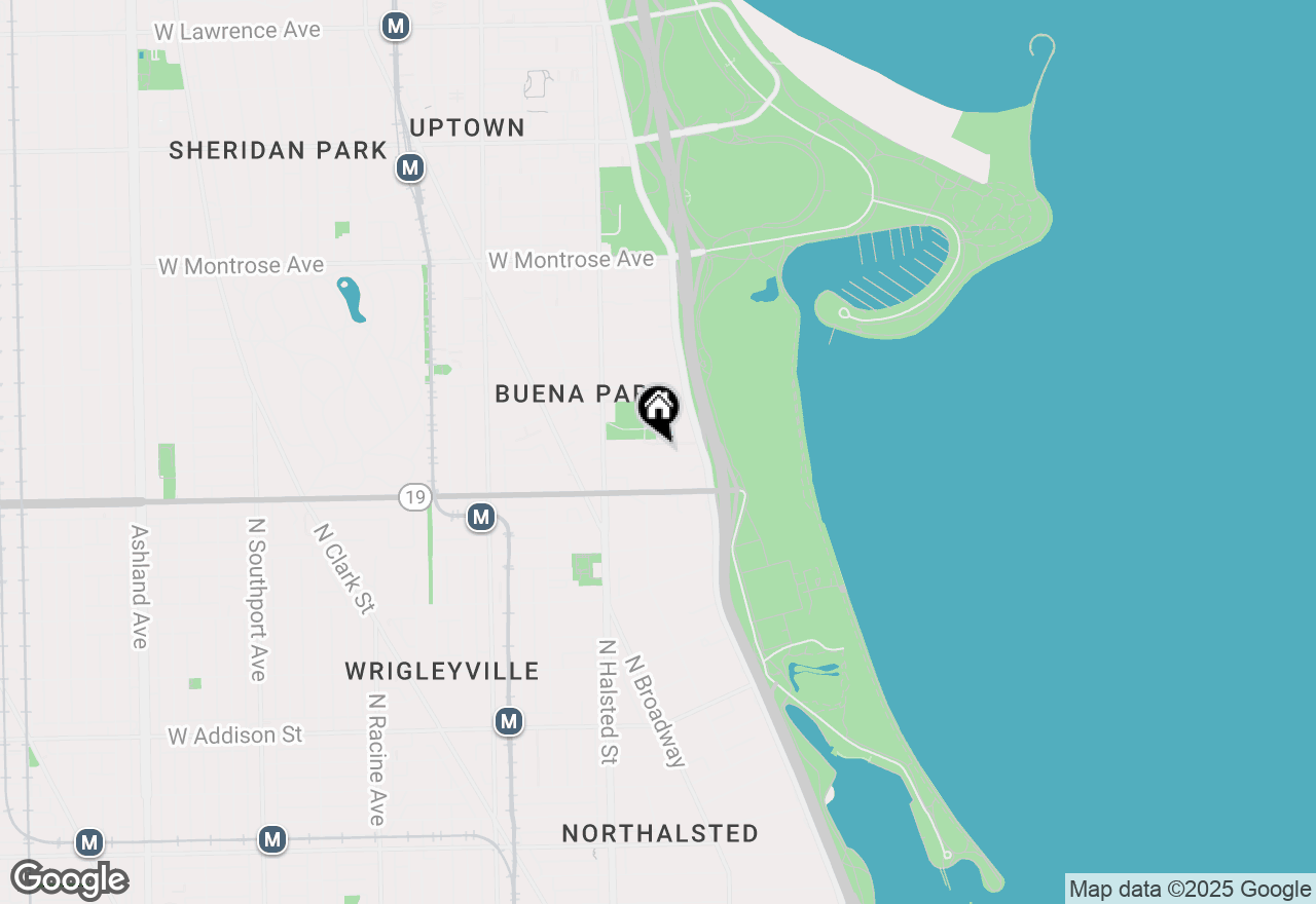 Map of 700 W Bittersweet Place #906, Chicago, IL 60613