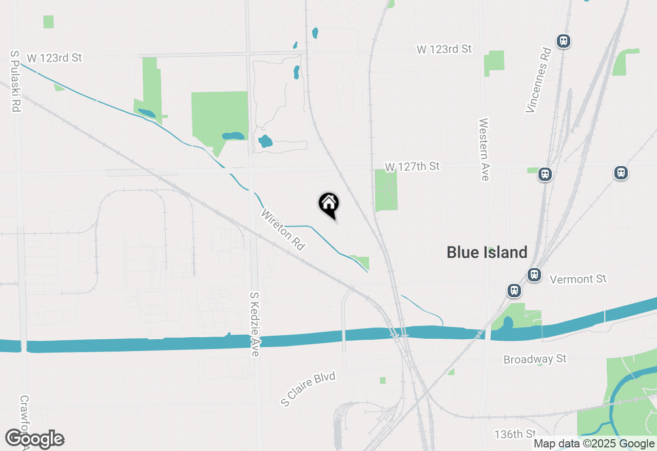 Map of 2948 Everett Street, Blue Island, IL 60406