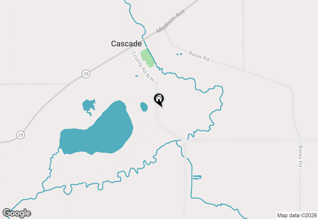 Map of N3007 County Road Nn, Cascade, WI 53011