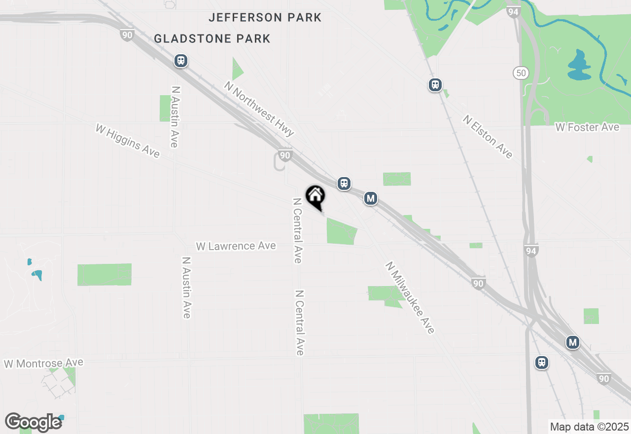 Map of 5521 W Higgins Avenue #3, Chicago, IL 60630