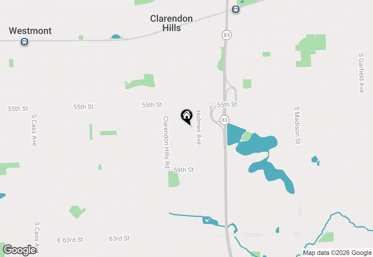 Map of 16W674 56th Place #2, Clarendon Hills, IL 60514