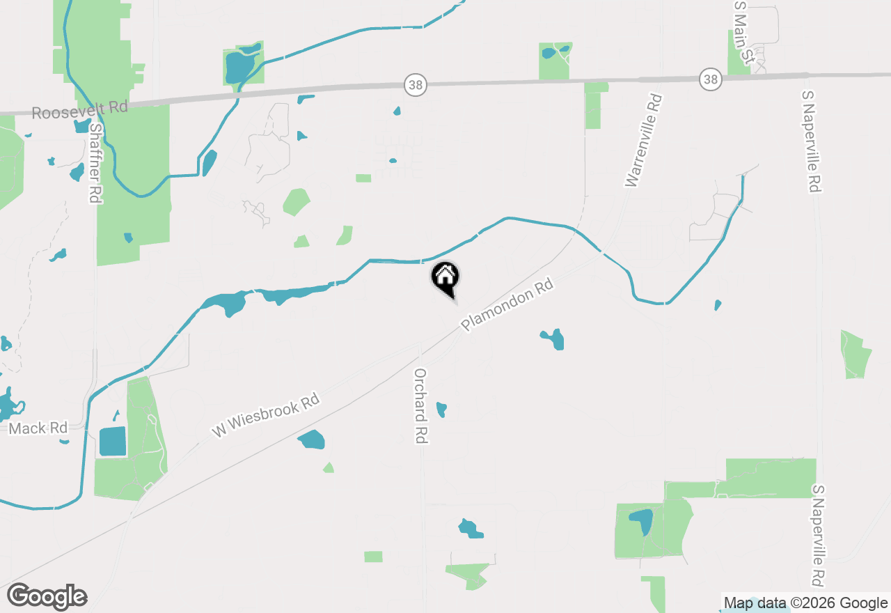 Map of 1262 Midwest Lane, Wheaton, IL 60189