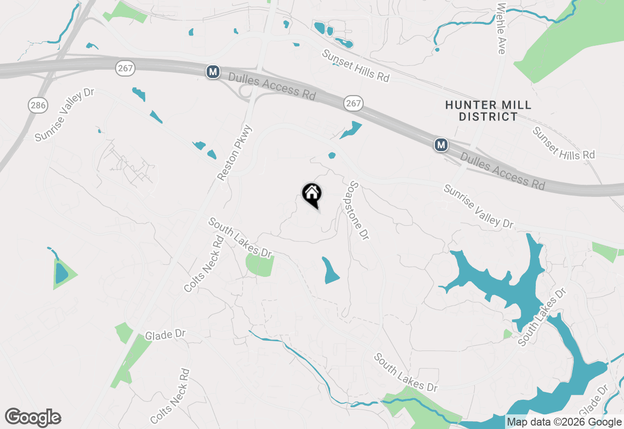 Map of 2046 Golf Course Drive, Reston, VA 20191