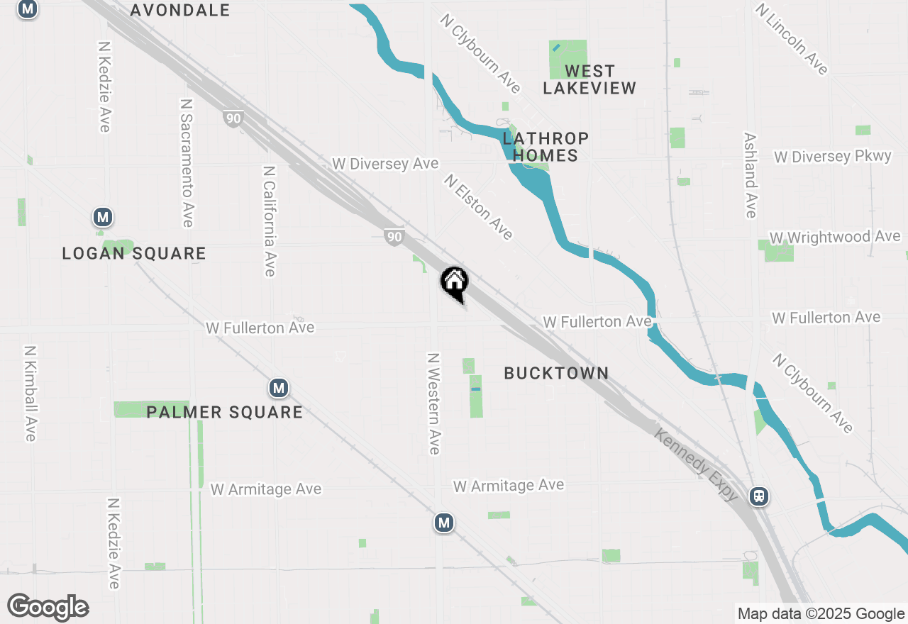 Map of 2331 W Montana Street, Chicago, IL 60647