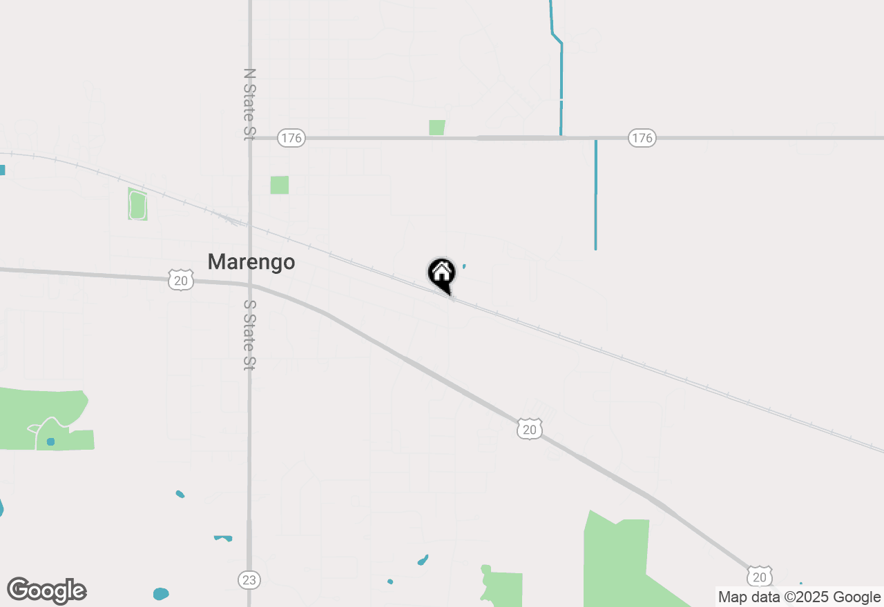 Map of 111 N Prospect Street, Marengo, IL 60152