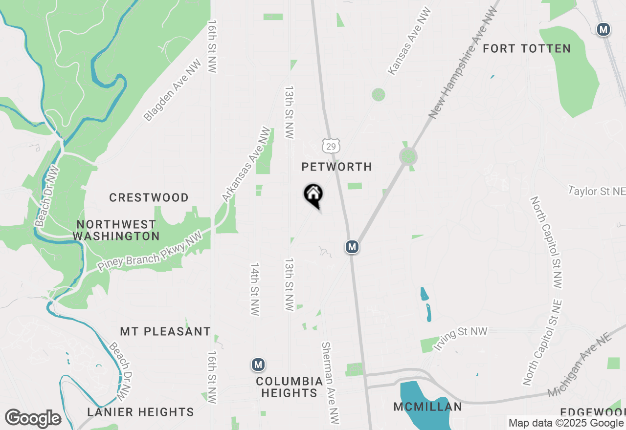 Map of 3911 Kansas Avenue Nw #2, Washington, DC 20011