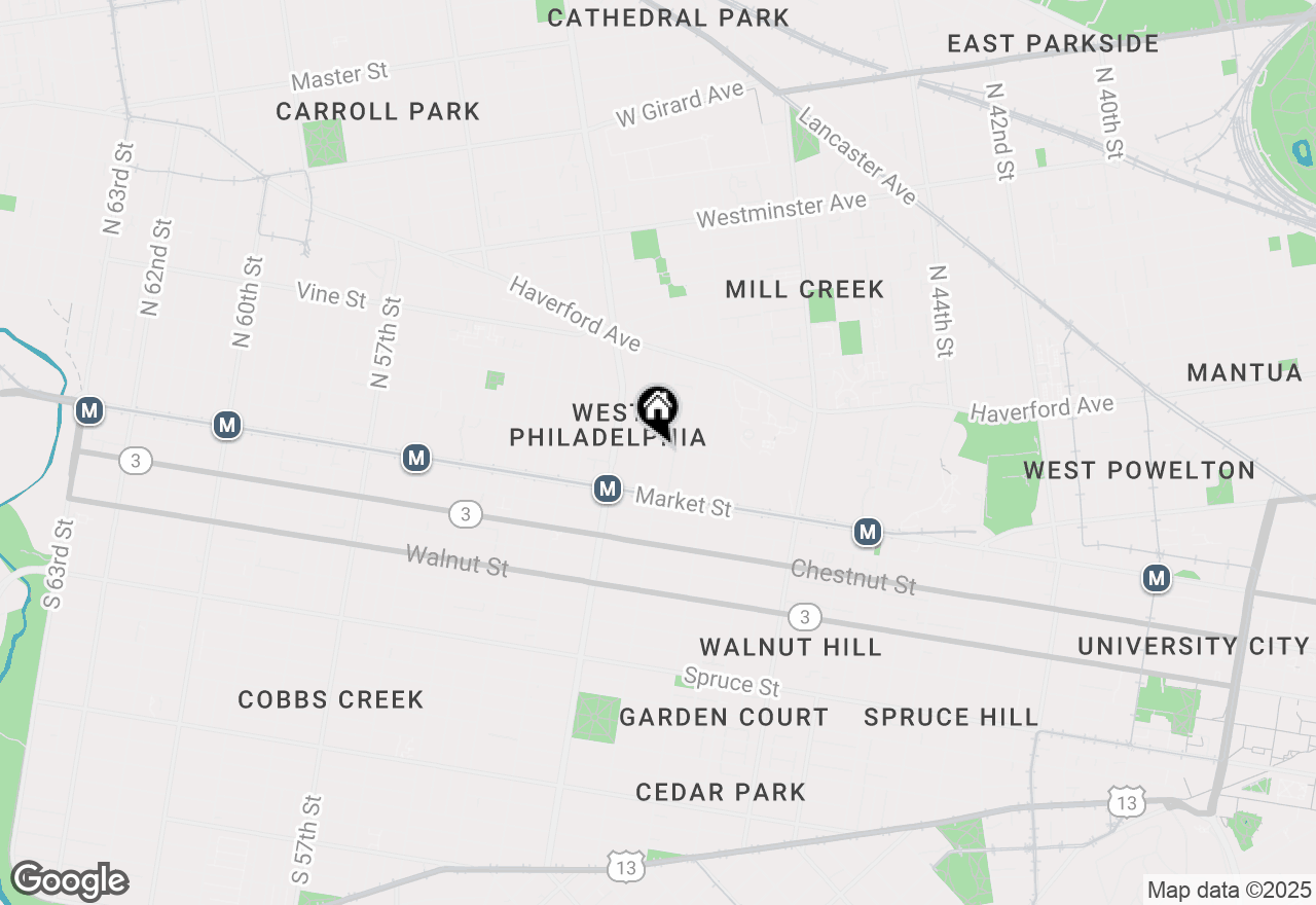 Map of 5102 Arch Street #3, Philadelphia, PA 19139