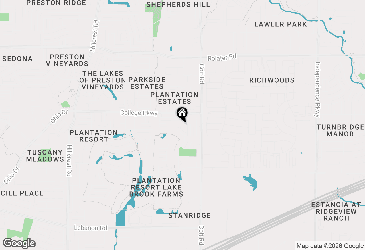 Map of 6113 Frisco Square Boulevard, Frisco, TX 75034