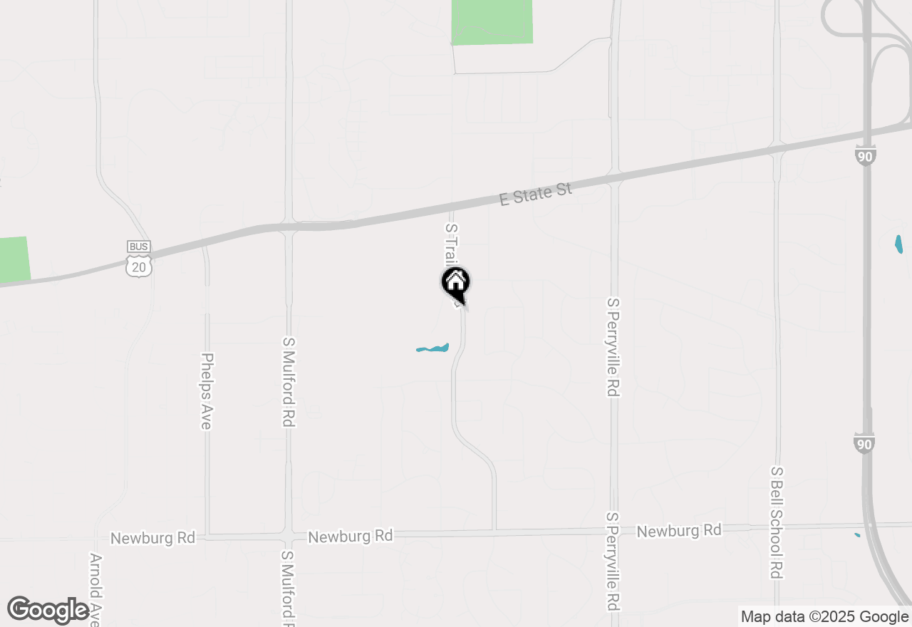 Map of 911 S Trainer Road, Rockford, IL 61108