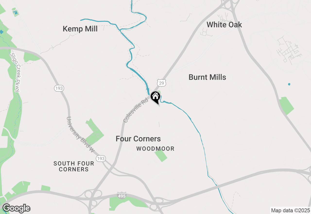 Map of 207 Whitmoor Terrace, Silver Spring, MD 20901