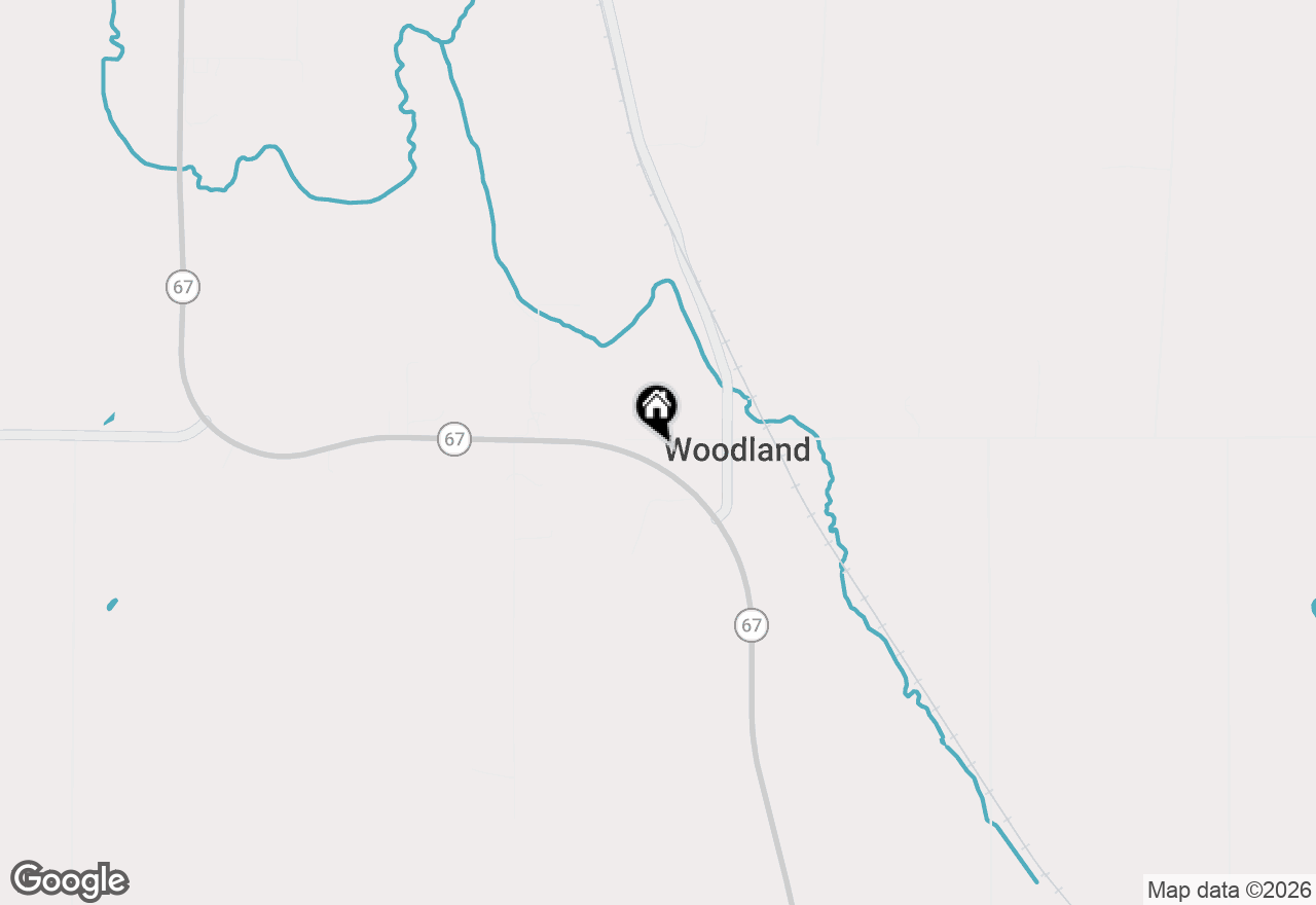 Map of W2525 Woodland Rd, Iron Ridge, WI 53035