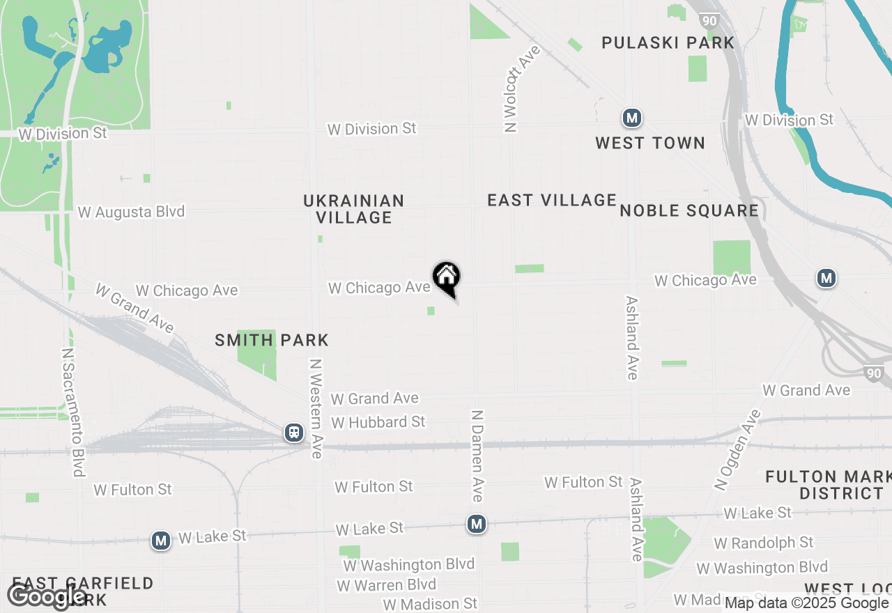 Map of 2044 W Superior Street, Chicago, IL 60612