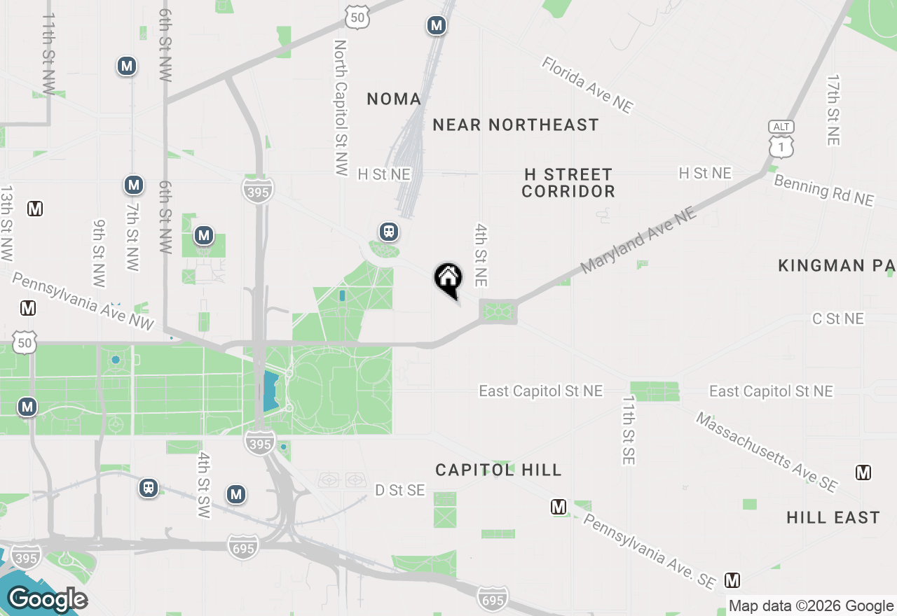 Map of 224 C Street Ne, Washington, DC 20002